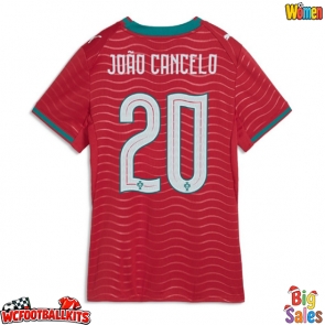 Portugal Joao Cancelo #20 Replica Home Stadium Shirt for Women World Cup 2026 Short Sleeve
